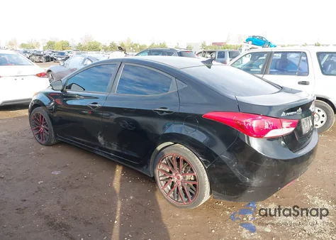 2012 Hyundai Elantra Limited (Ulsan Plant) z USA, uszkodzony, nr VIN KMHDH4AE1CU195417